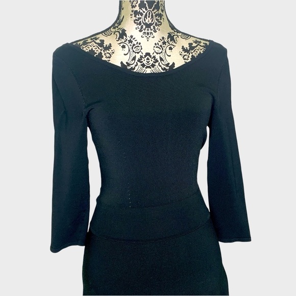 Guess Boat Neck Fit & Flare Sweater Dress - Picture 5 of 12